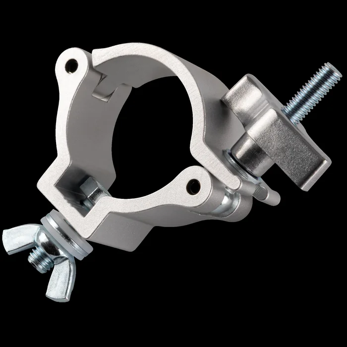 SHOWGEAR 50 mm Kompakte Kupplung Zulässige Nutzlast: 75 kg – Aluminium – Silber