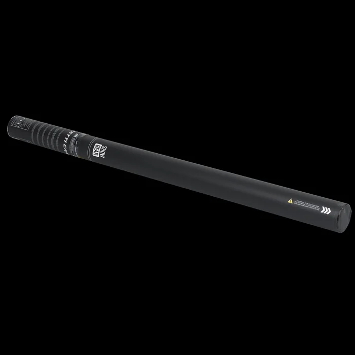 SHOWGEAR Handheld Konfetti Shooter Pro 80 cm, weiß/silber, feuerhemmend