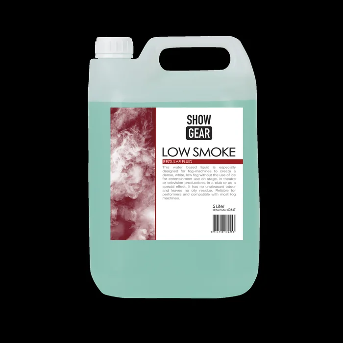 SHOWGEAR Low Smoke Fluid 5l – niedrig schwebender Nebel
