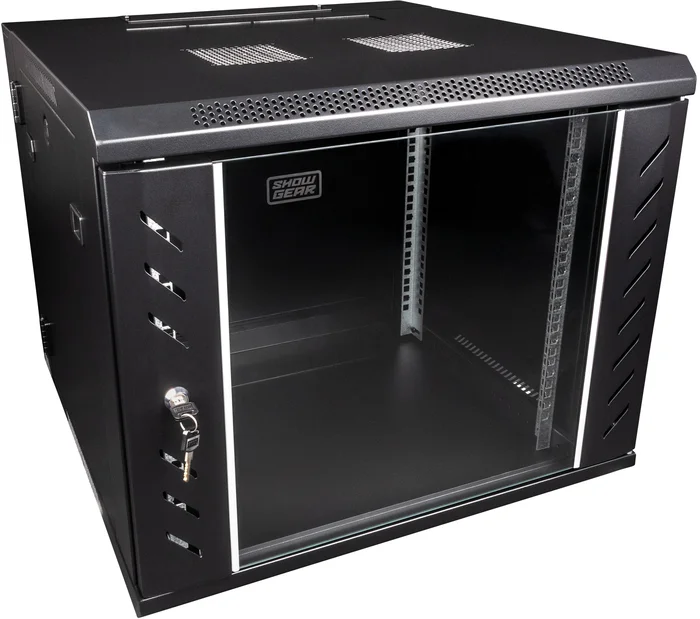 SHOWGEAR RCA-WMH-9 9U-Netzwerkschrank mit Glastür