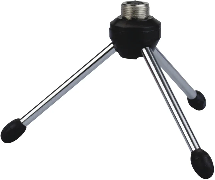 SHOWGEAR Tischmikrofonständer – Mini 89 mm – 5/8 Gewinde