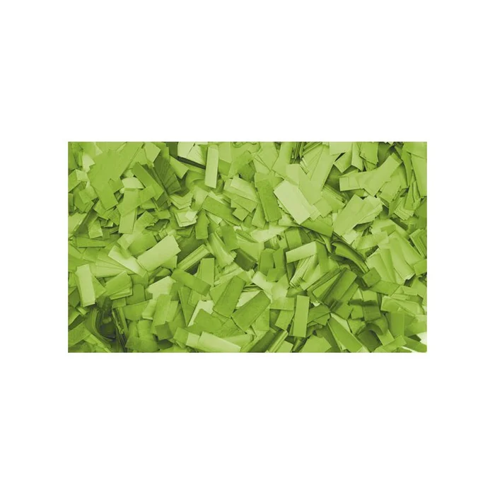 Showtec – Show Confetti Rectangle 55 x 17mm Hellgrün, 1 kg, feuerfest