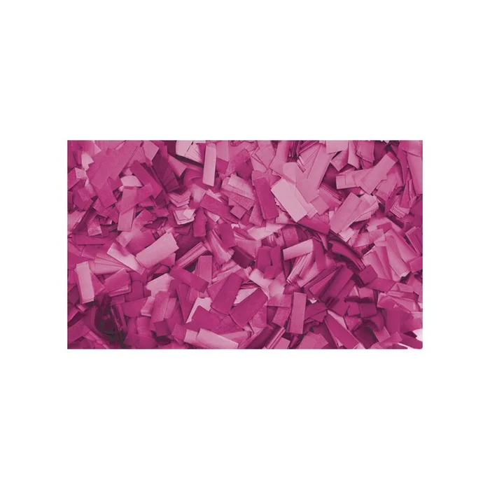 Showtec – Show Confetti Rectangle 55 x 17mm Pink, 1 kg, feuerfest