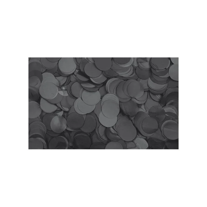 Showtec – Show Confetti Round Ø55mm Schwarz, 1 kg, feuerfest