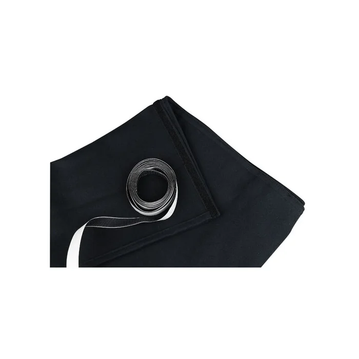 Showtec – Skirt for Stage-elements 6 m (B) – 60 cm (H), schwarz, ungefaltet