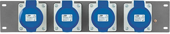 Showtec PDP-3242 19 inch Panel with 4 x CEE 32A 3 pole
