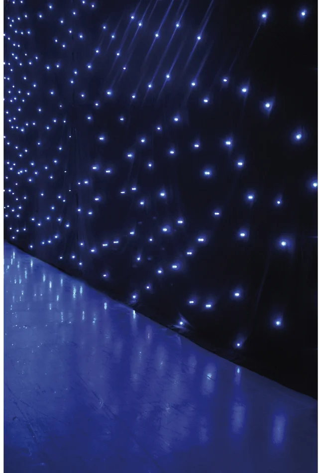 SHOWTEC Star Dream 6 x 3 m – 128 RGB-LEDs – inkl. Controller