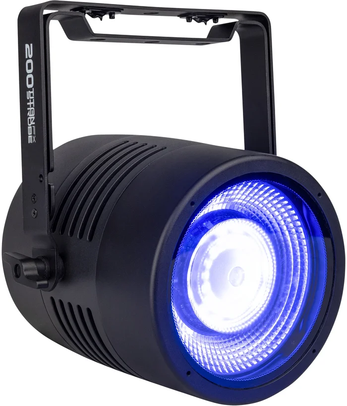 SHOWTEC Titan Strobe 200 FX 200 W LED-Stroboskop mit RGBW-LED-Ringeffekt