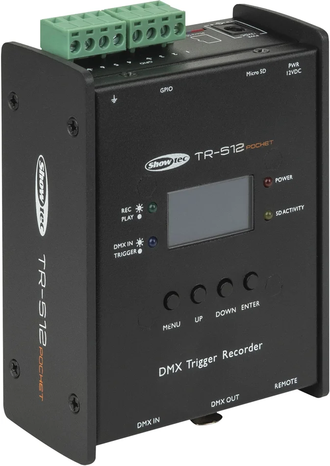 SHOWTEC TR-512 Taschen-DMX-Trigger/Recorder