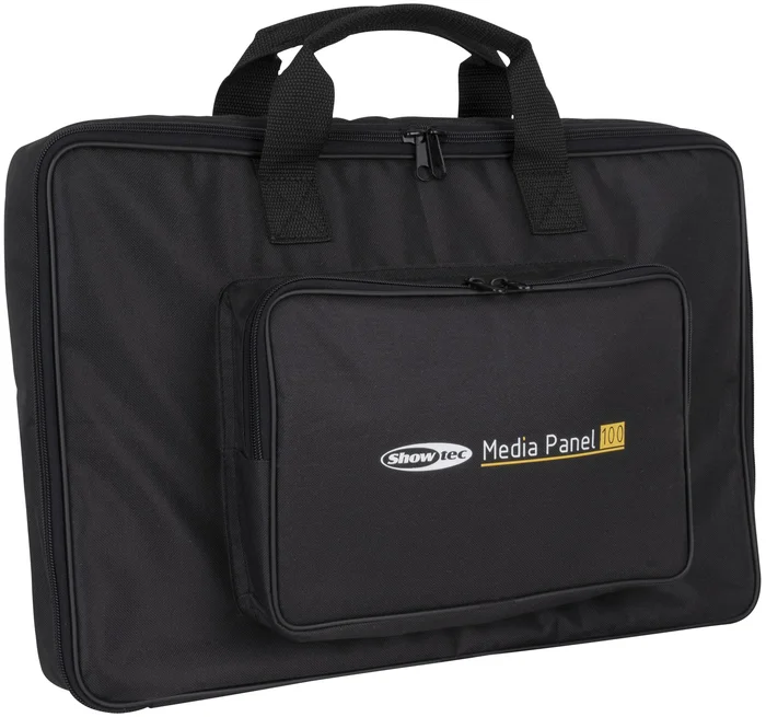 SHOWTEC Transporttasche für Medienpanel 100 Schwarz Leichte Tasche mit Zubehörtasche