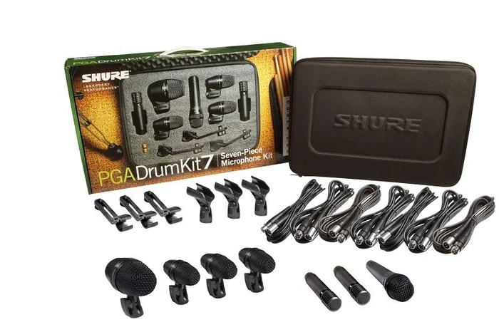 Shure PGA DrumKit 7 Drum-Mikrofon-Set PGA52/3×56/57/2×81