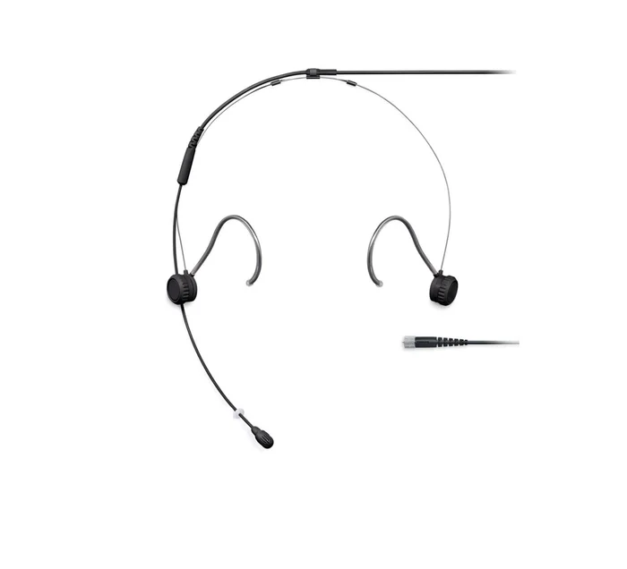 SHURE TH53 Headset, Kugelchar., MDOT-Stecker, schwarz, TH53 Headset, 1,6 mm Kabeldurchmesser