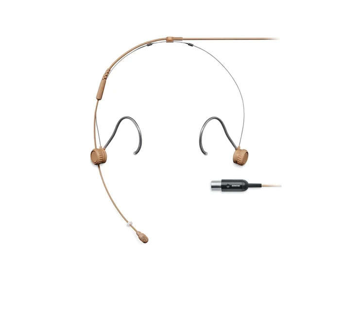 SHURE TH53 Headset, Kugelchar., MTQG-Stecker, cocoa, TH53 Headset, 1,6 mm Kabeldurchmesser
