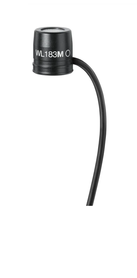 Shure WL183MB/O-LM3 – Lavaliermikrofon, Kugel, Lemo, schwarz