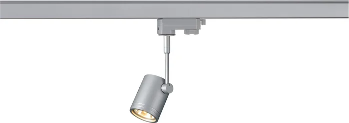 SLV BIMA I Leuchtenkopf für 3-Phasen Schiene, silbergrau