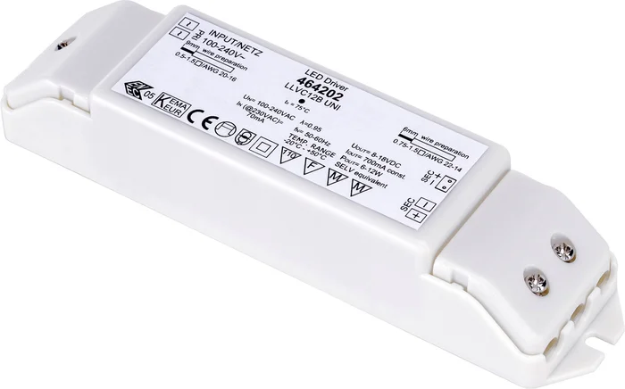 SLV LED-Treiber, 12VA, 700mA, inkl. Zugentlastung