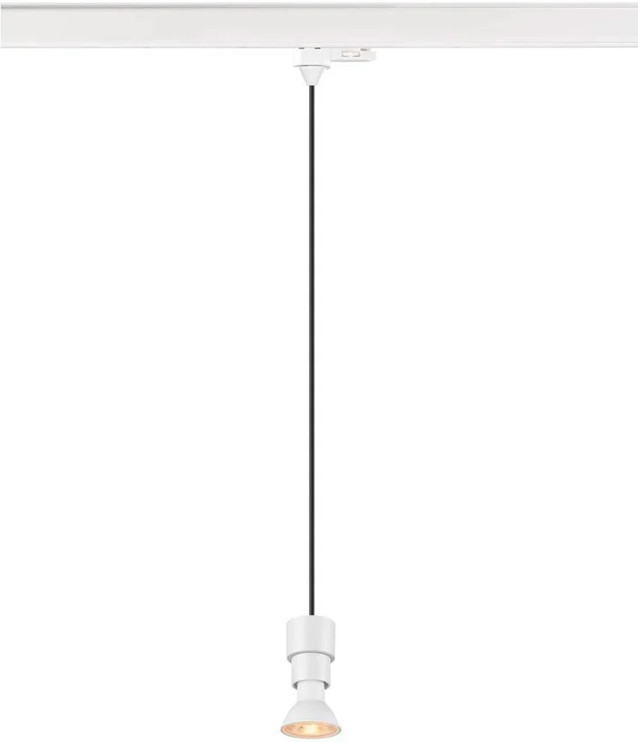 SLV PURI 2.0 Basic, 3~ Pendelleuchte, GU10, Pendellänge 200cm, 1x max. 6W, weiß