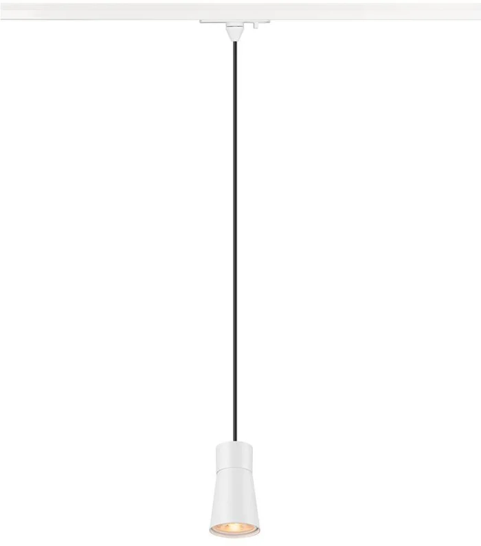 SLV PURI 2.0 Cone, 1~ Pendelleuchte, GU10, Pendellänge 200cm, 1x max. 6W, weiß -B-Stock-
