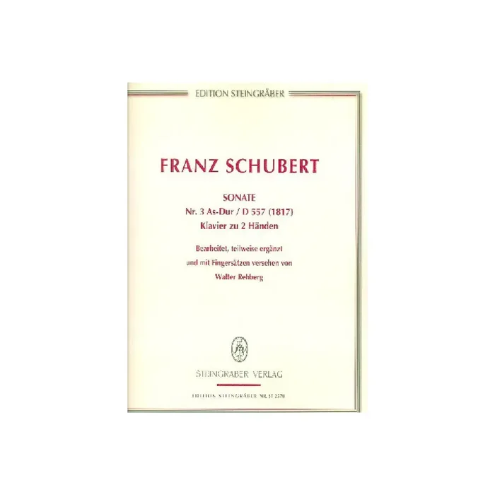 Sonate As-Dur Nr.3 D557