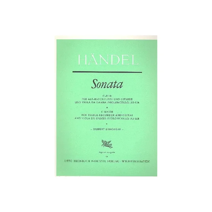 Sonate C-Dur für Altflöte und Gitarre