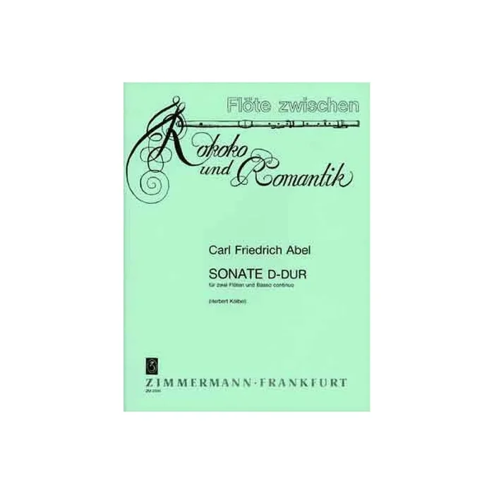 Sonate D-Dur für 2 Flöten und Bc