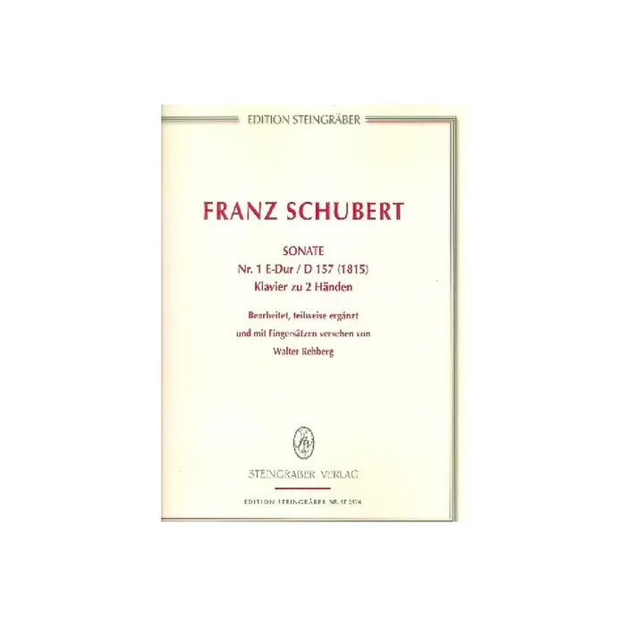Sonate E-Dur Nr.1 D157