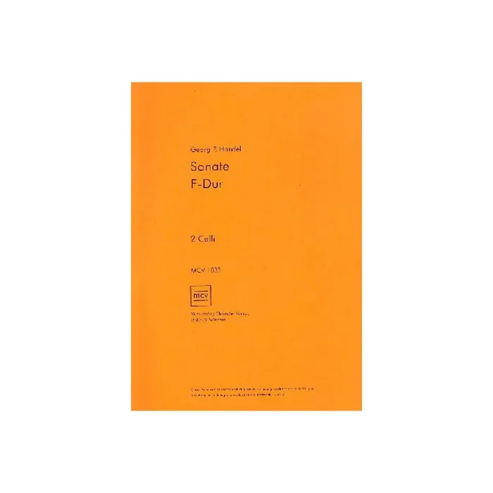 Sonate F-Dur für 2 Violoncelli