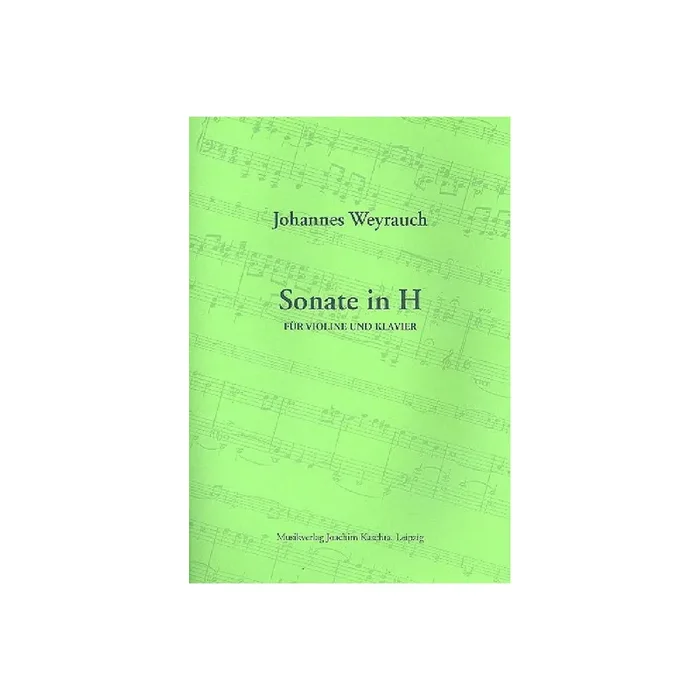 Sonate H-Dur für Violine