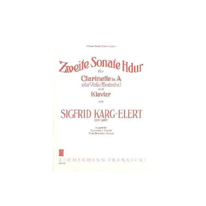 Sonate H-Dur Nr.2 op.139b für