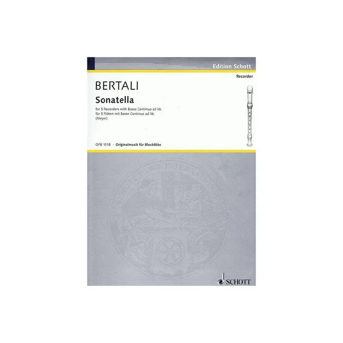 Sonatella for 5 recorders