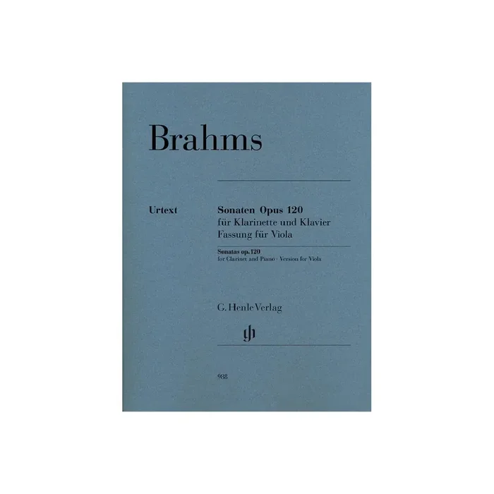 Sonaten op.120 für Klarinette und Klavier