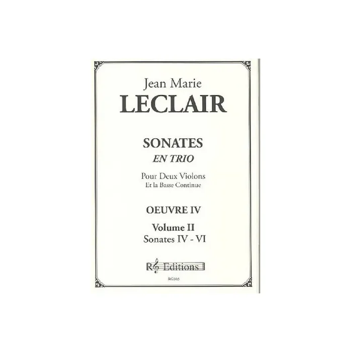 Sonates en trio op.4 vol.2