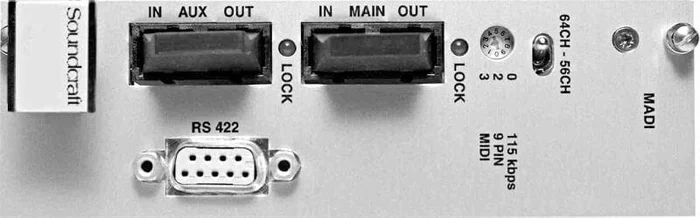 Soundcraft Vi D21m LWL MADI Karte (Multi Mode)