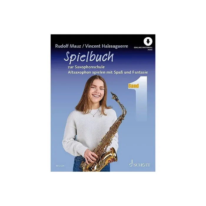 Spielbuch zur Saxophonschule Band 1 (+Online Audio)