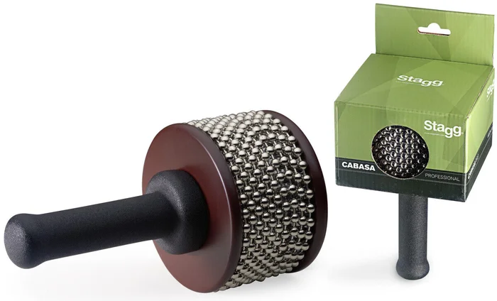 Stagg CABPRO-M – Professionelle Holz Cabasa Medium Modell