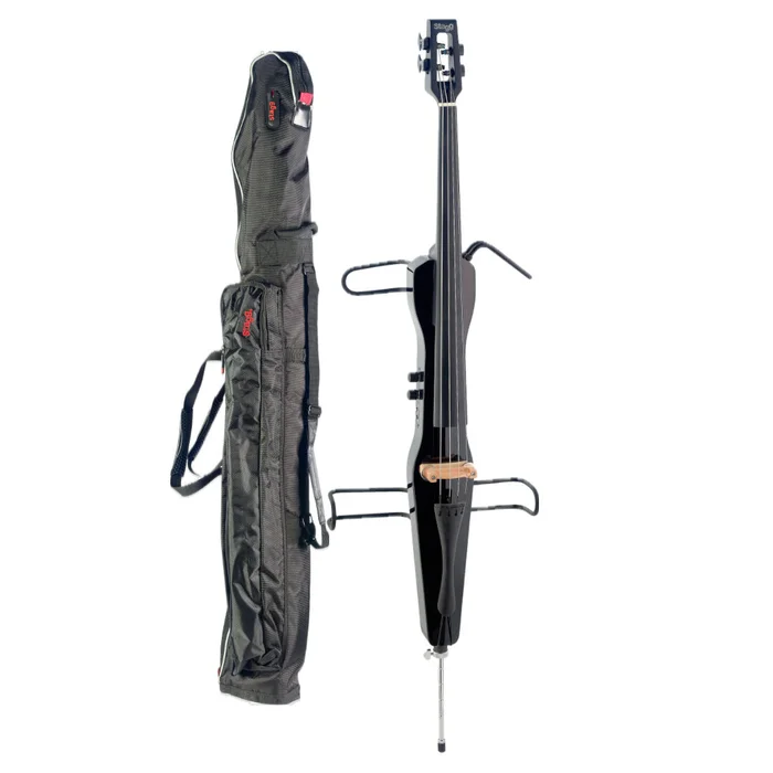 Stagg ECL 4/4 BK – E-Cello mit Tasche schwarz