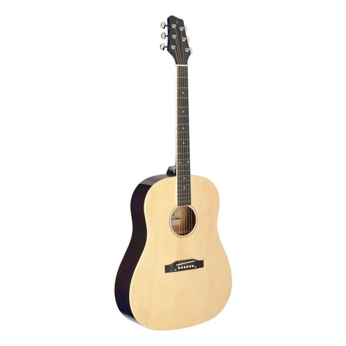 Stagg SA35 DS-N Slope Shoulder Dreadnought Gitarre, Farbe Natur