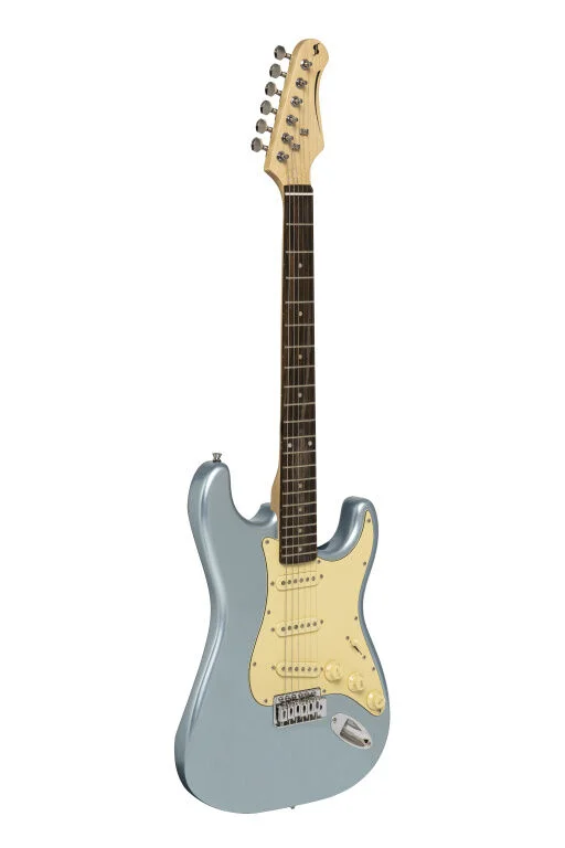 Stagg SES-30 IBM – E-Gitarre Strat-Style Ice Blue Metallic