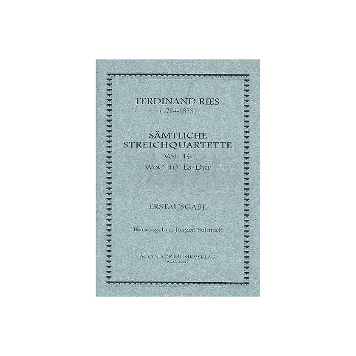 Streichquartett Es-Dur Nr.16 WoO10