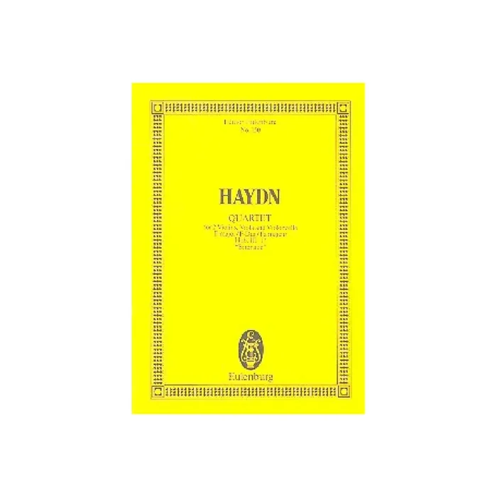 Streichquartett F-Dur op.3,5 Hob.III 17