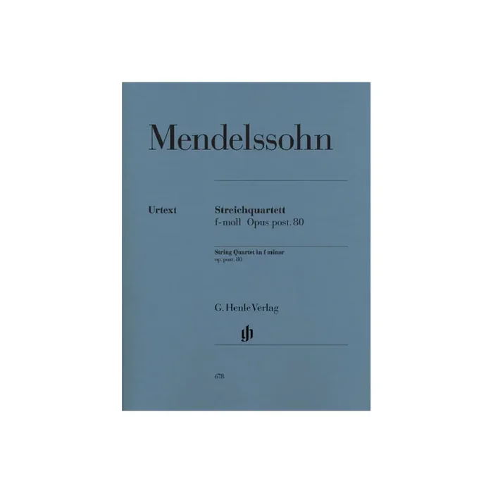 Streichquartett f-Moll oppost.80