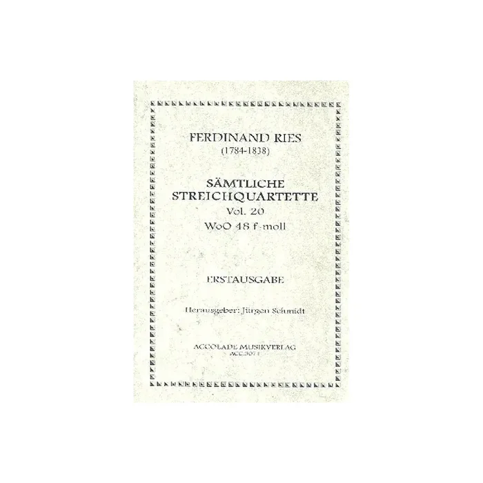 Streichquartett f-Moll WoO48