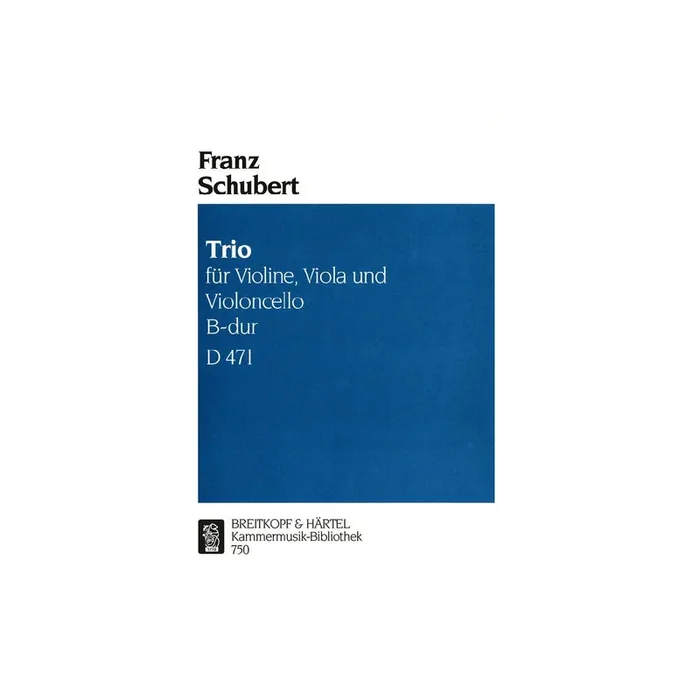 Streichtrio B-Dur D471