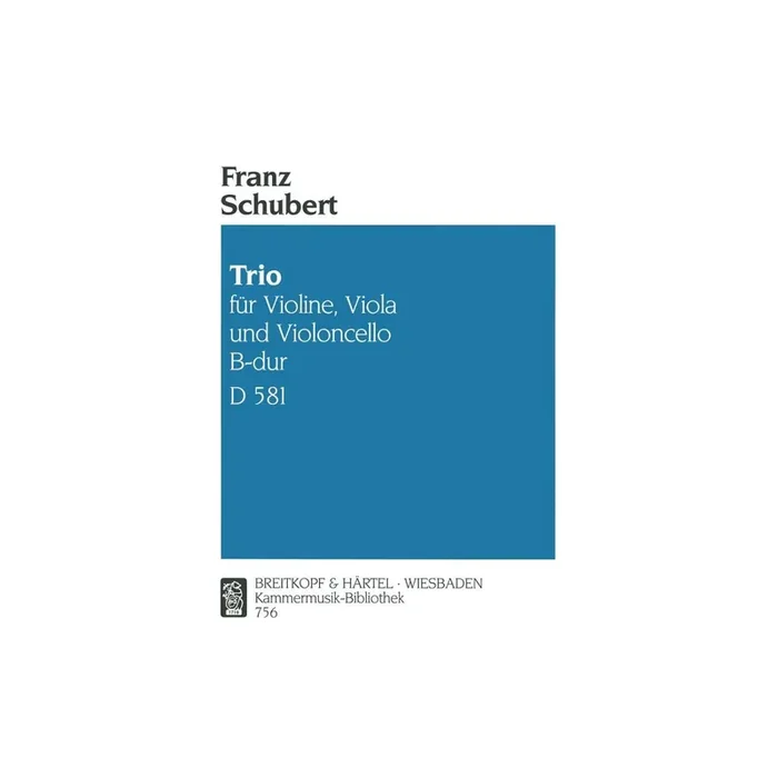 Streichtrio B-Dur Nr.2 D581