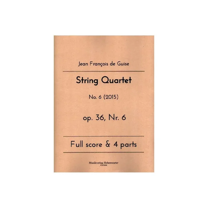 String Quartet op.36 Nr.6