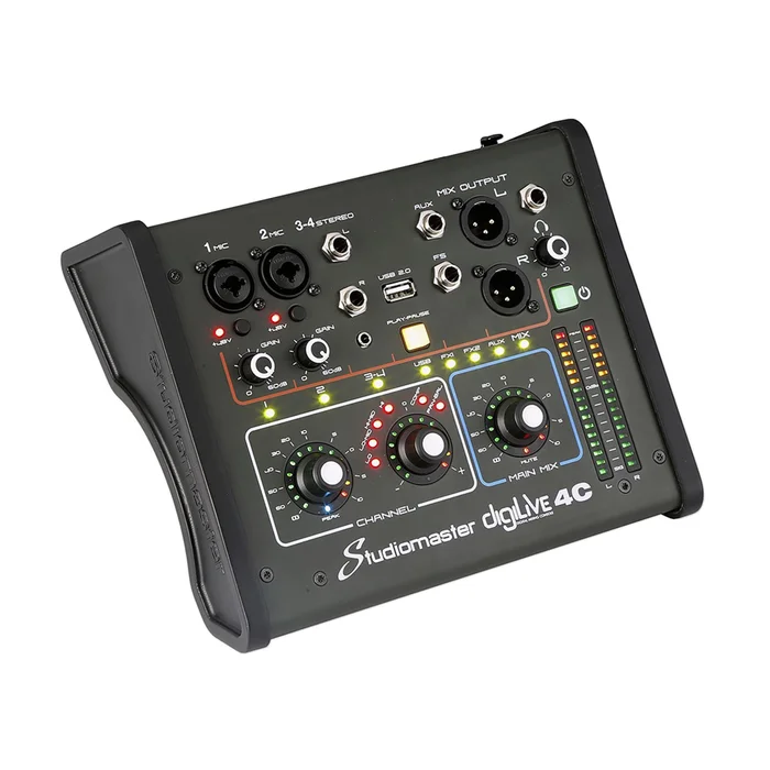 Studiomaster DigiLive 4C – Mini Digitalmischpult mit WiFi-Control