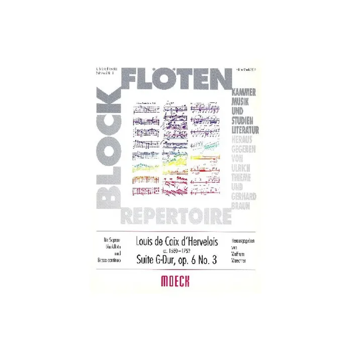 Suite G-Dur op.6,3 für