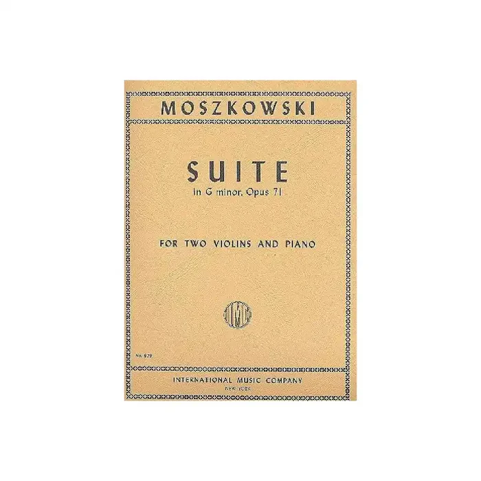 Suite g minor op.71 for 2 violins