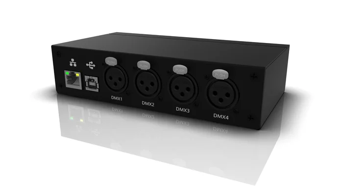 Sunlite FC – New First Class, 4 XLR, Compact Metal box, Suite3 Full, 1536 DMX channels