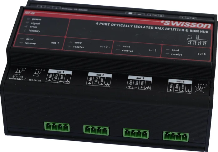 Swisson ISP-4R-Term Hutschienen Splitter